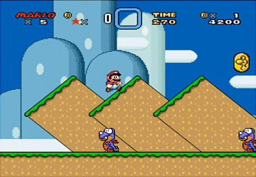 Super Mario World - SNES Screen