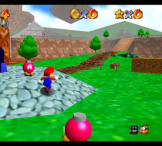 Screens: Super Mario 64 - N64 (1 of 15)