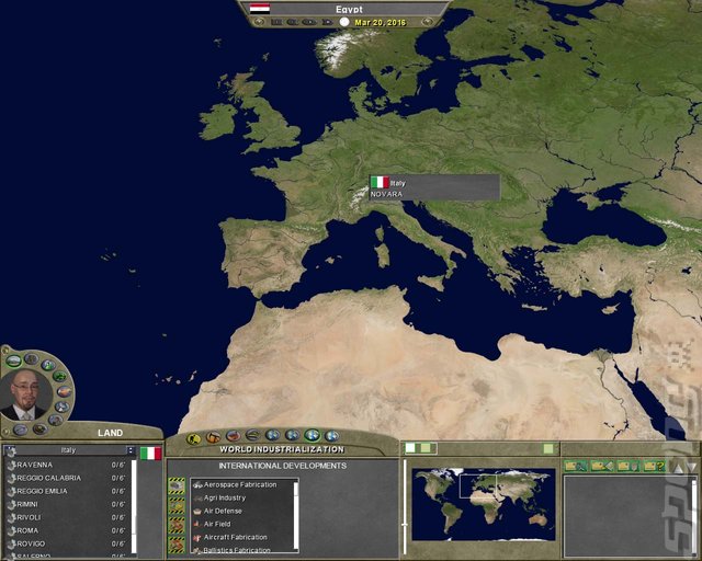 Supreme Ruler 2020 - PC Screen