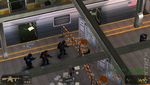 S.W.A.T.: Target Liberty - PSP Screen