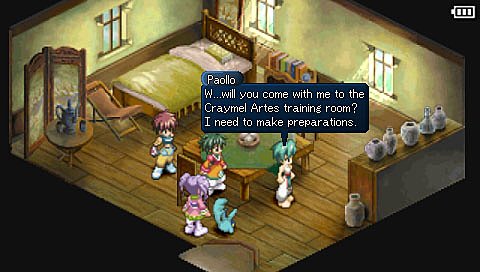 Tales of Eternia - PSP Screen