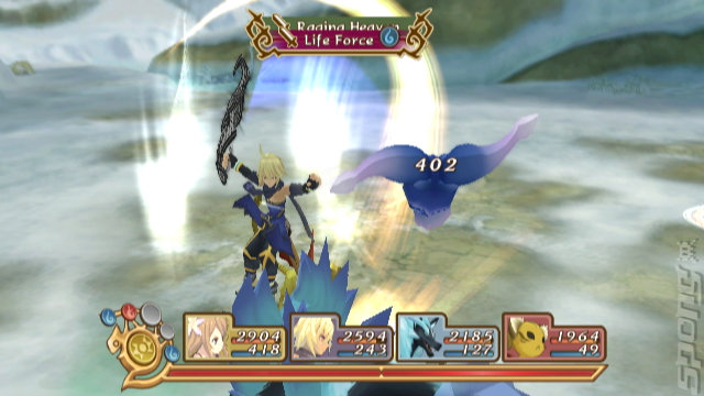 Tales of Symphonia: Dawn of the New World - Wii Screen