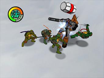 Teenage Mutant Ninja Turtles 2: BattleNexus - GameCube Screen