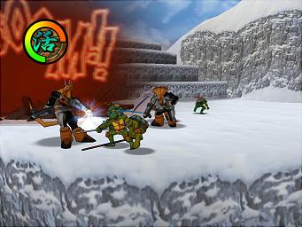 Teenage Mutant Ninja Turtles 2: BattleNexus - GameCube Screen