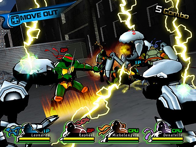 Teenage Mutant Ninja Turtles: Mutant Melee - PS2 Screen