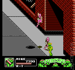 Teenage Mutant Ninja Turtles 3: The Manhattan Project - NES Screen