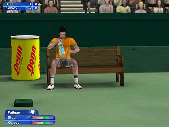 Tennis Masters Series 2003 - PC Screen