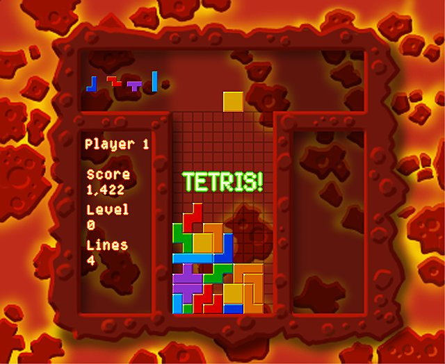 Tetris - Sky Digibox Screen