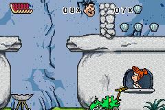 The Flintstones: Big Trouble in Bedrock - GBA Screen