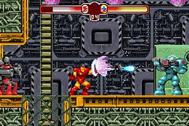 The Invincible Iron Man - GBA Screen