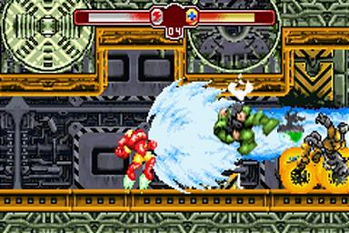 The Invincible Iron Man - GBA Screen