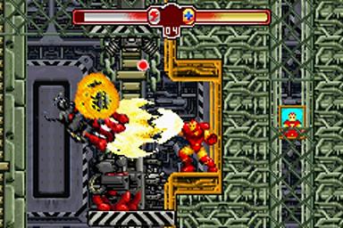 The Invincible Iron Man - GBA Screen