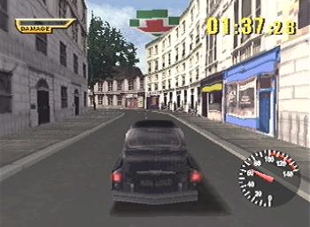 The Italian Job - PlayStation Screen