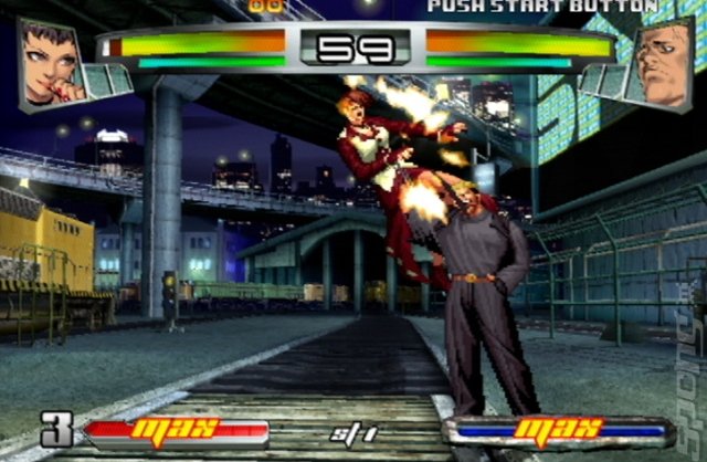 The King of Fighters NeoWave - PS2 Screen