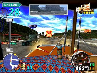 The King of Route 66 - PS2 Screen