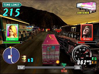 The King of Route 66 - PS2 Screen