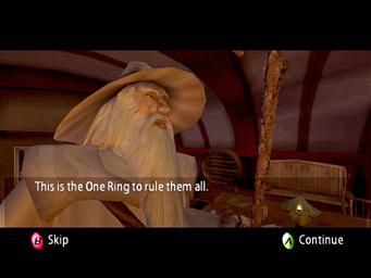 The Lord of the Rings: The Fellowship of the Ring - PC Screen
