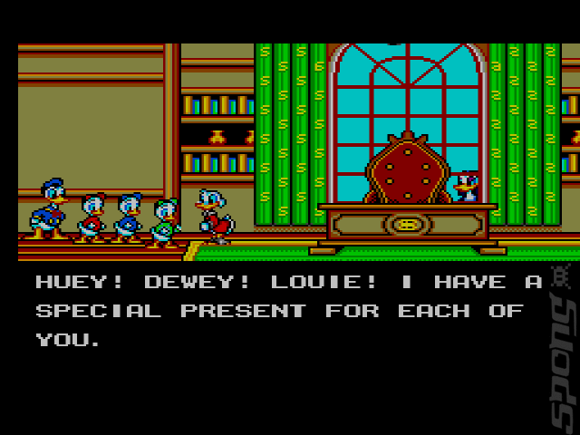 The Lucky Dime Caper starring Donald Duck - Sega Master System Screen