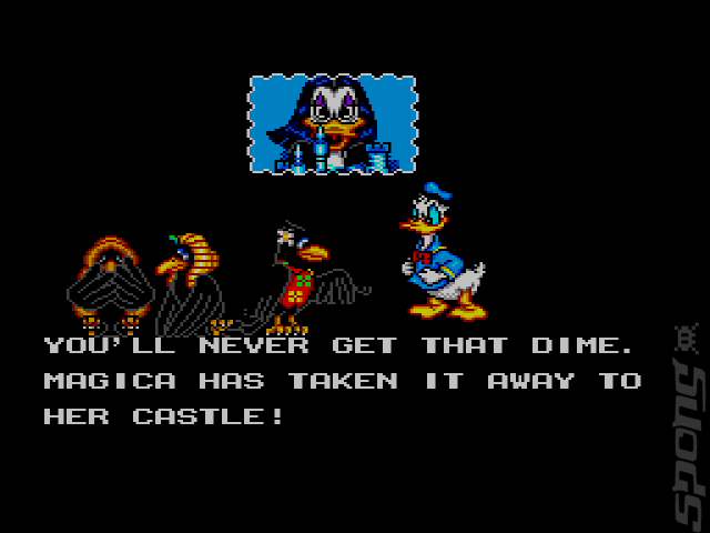 The Lucky Dime Caper starring Donald Duck - Sega Master System Screen