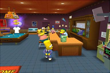 The Simpsons: Hit and Run - GameCube Screen