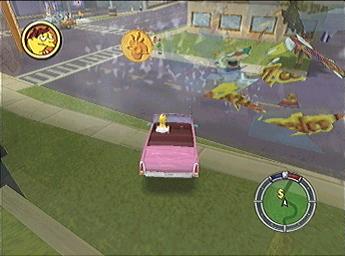 The Simpsons: Hit and Run - PS2 Screen