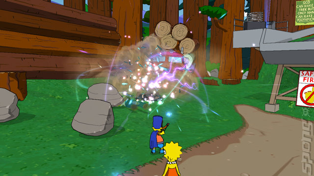 The Simpsons Game - Xbox 360 Screen