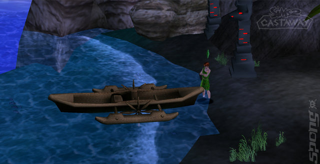 The Sims 2: Castaway - PSP Screen
