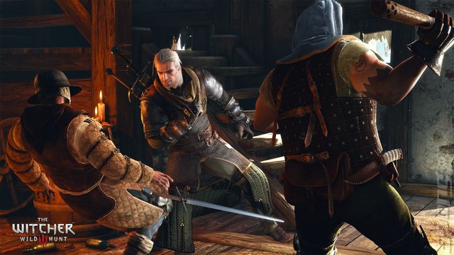 The Witcher III: Wild Hunt and Dark Souls III - PS4 Screen