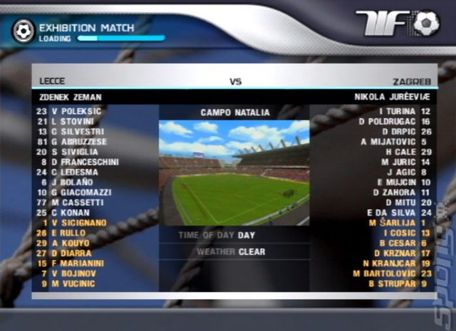 This is Football 2005 - PS2 Screen