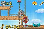 Tom and Jerry in Infurnal Escape - GBA Screen