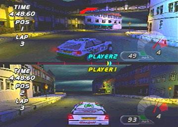 Tommi M�kinen Rally - PlayStation Screen