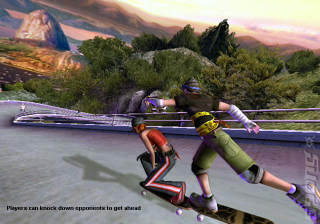 Tony Hawk's Downhill Jam - Wii Screen