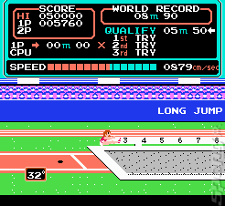 Track and Field - NES Screen