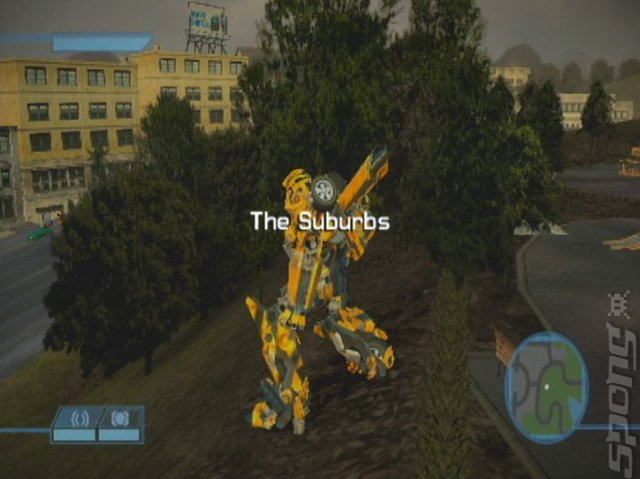 Transformers: The Game - Wii Screen