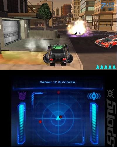 Transformers: Dark of the Moon - 3DS/2DS Screen