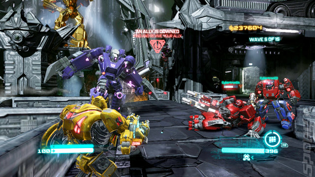 Transformers: Fall of Cybertron - Xbox 360 Screen