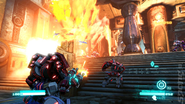 Transformers: Fall of Cybertron - Xbox 360 Screen