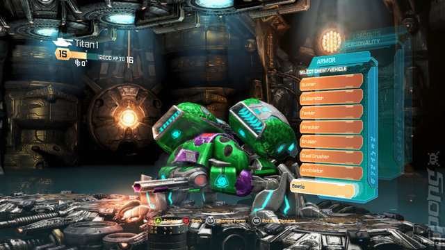 Transformers: Fall of Cybertron - Xbox 360 Screen