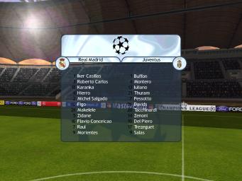 UEFA Champions League Season 2001/2002 - PC Screen