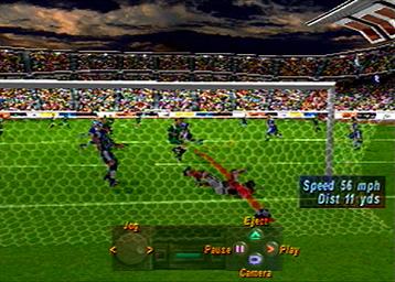 UEFA Striker - PlayStation Screen