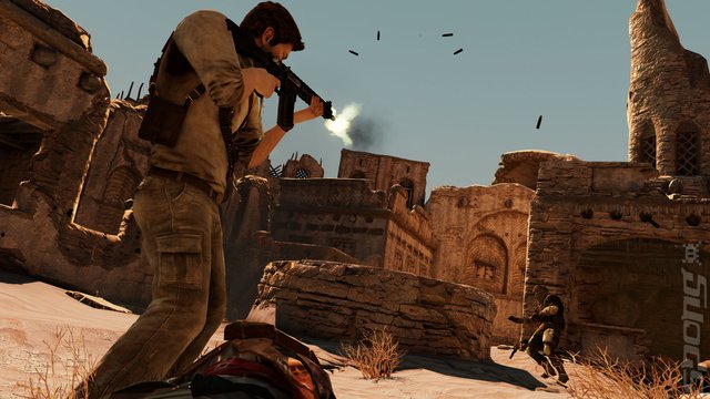 Naughty Dog on Uncharted 3 Editorial image