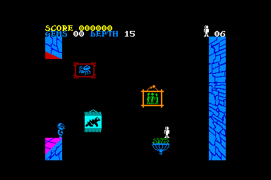 Underwurlde - C64 Screen