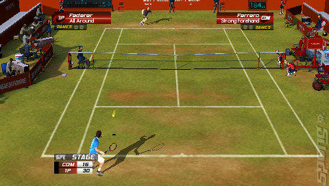 Virtua Tennis 3 - PSP Screen