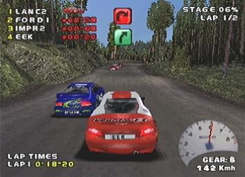 V-Rally 2 - PlayStation Screen