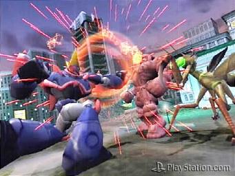 War of the Monsters - PS2 Screen
