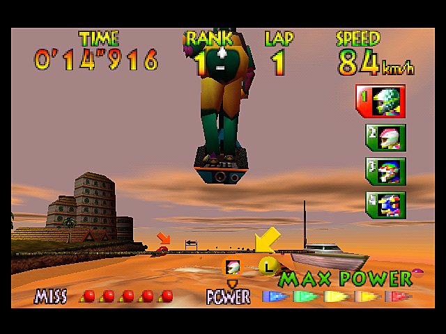 Wave Race 64 - N64 Screen