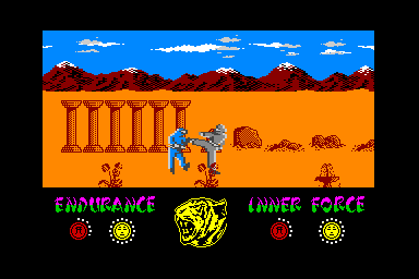 Way of the Tiger, The - C64 Screen