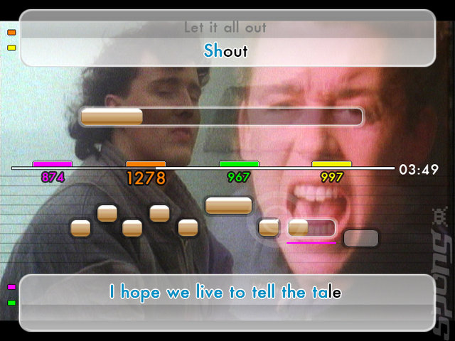 We Sing 80s - Wii Screen