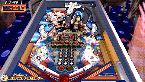 Williams Pinball Classics - PSP Screen