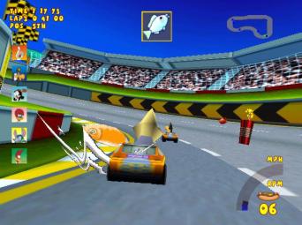 Woody Woodpecker Racing - PC Screen